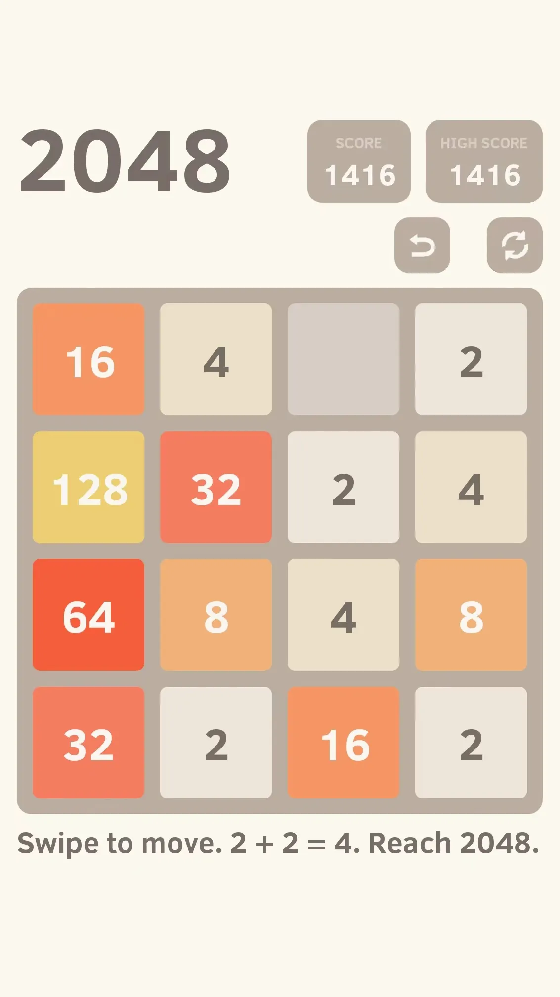 2048 | Indus Appstore | Screenshot