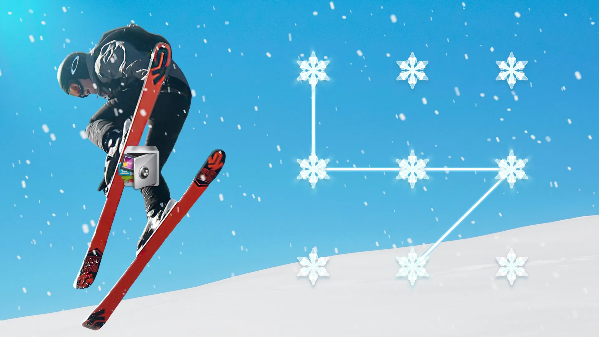 AppLock Live Theme Skiing | Indus Appstore | Screenshot