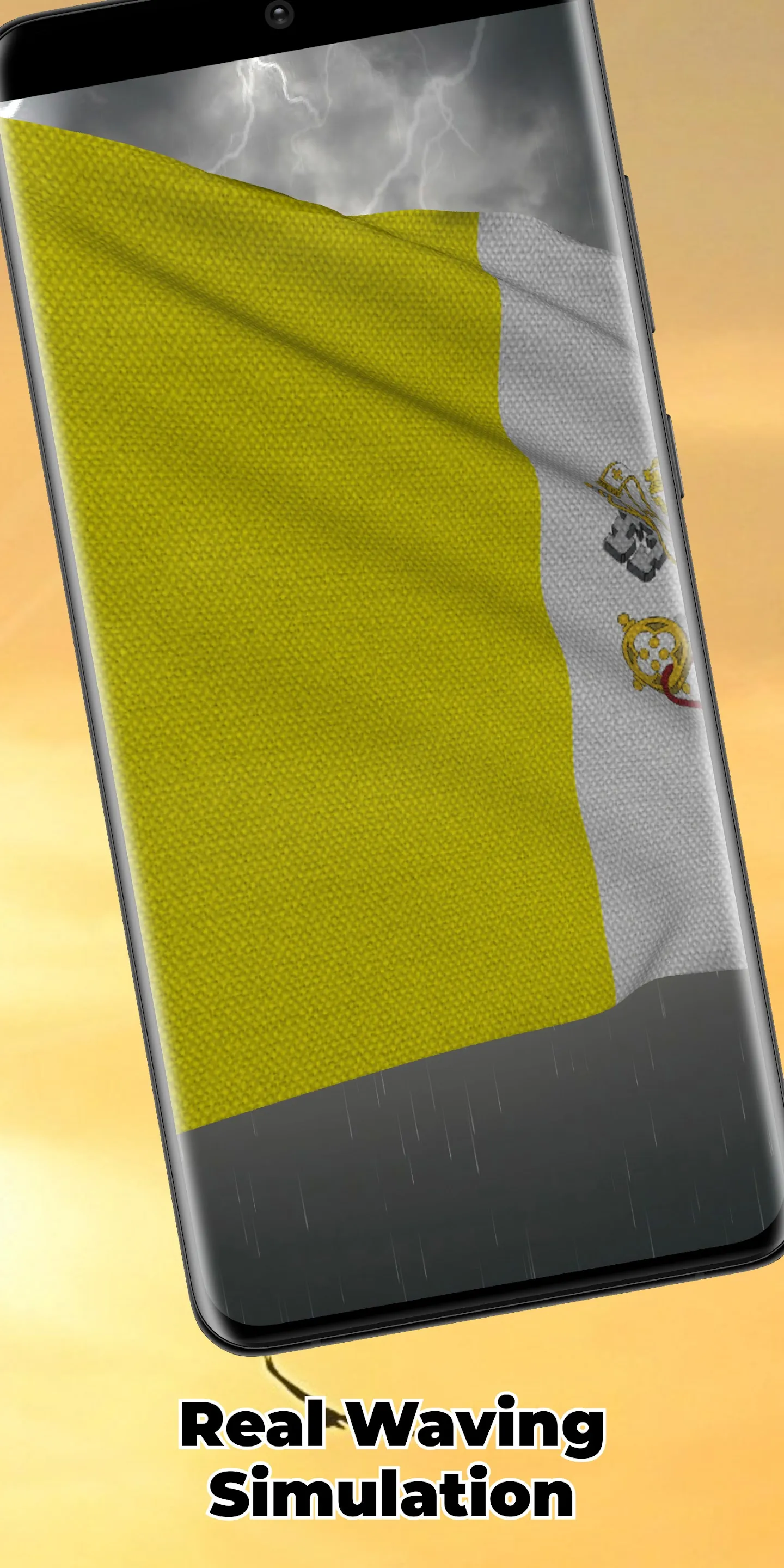 Vatican City Flag Live Wall | Indus Appstore | Screenshot