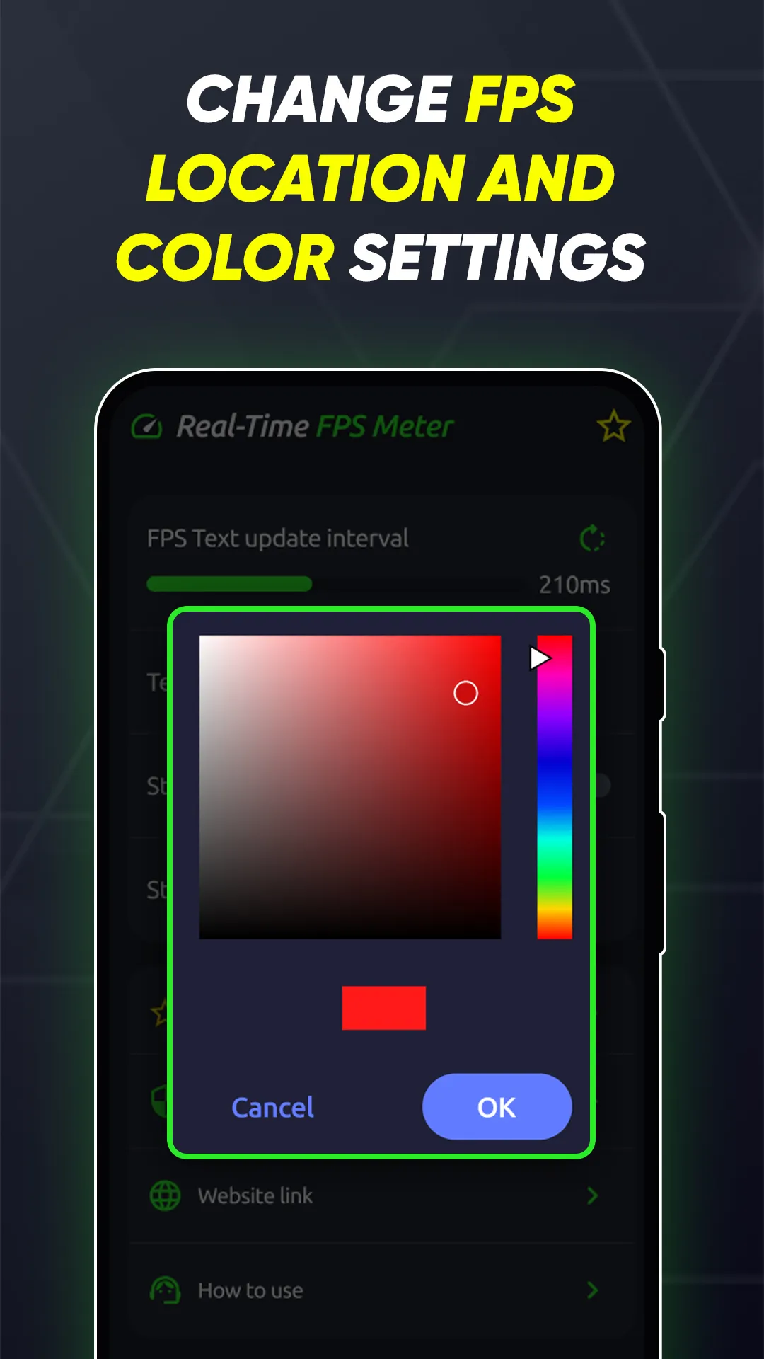 FPS Meter on Screen Real-time | Indus Appstore | Screenshot