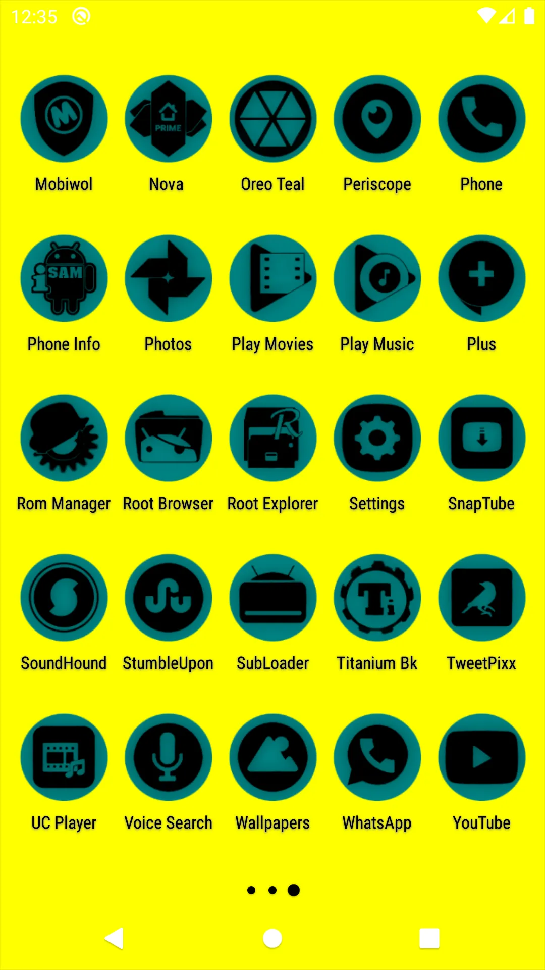 Oreo Teal Icon Pack P2 | Indus Appstore | Screenshot