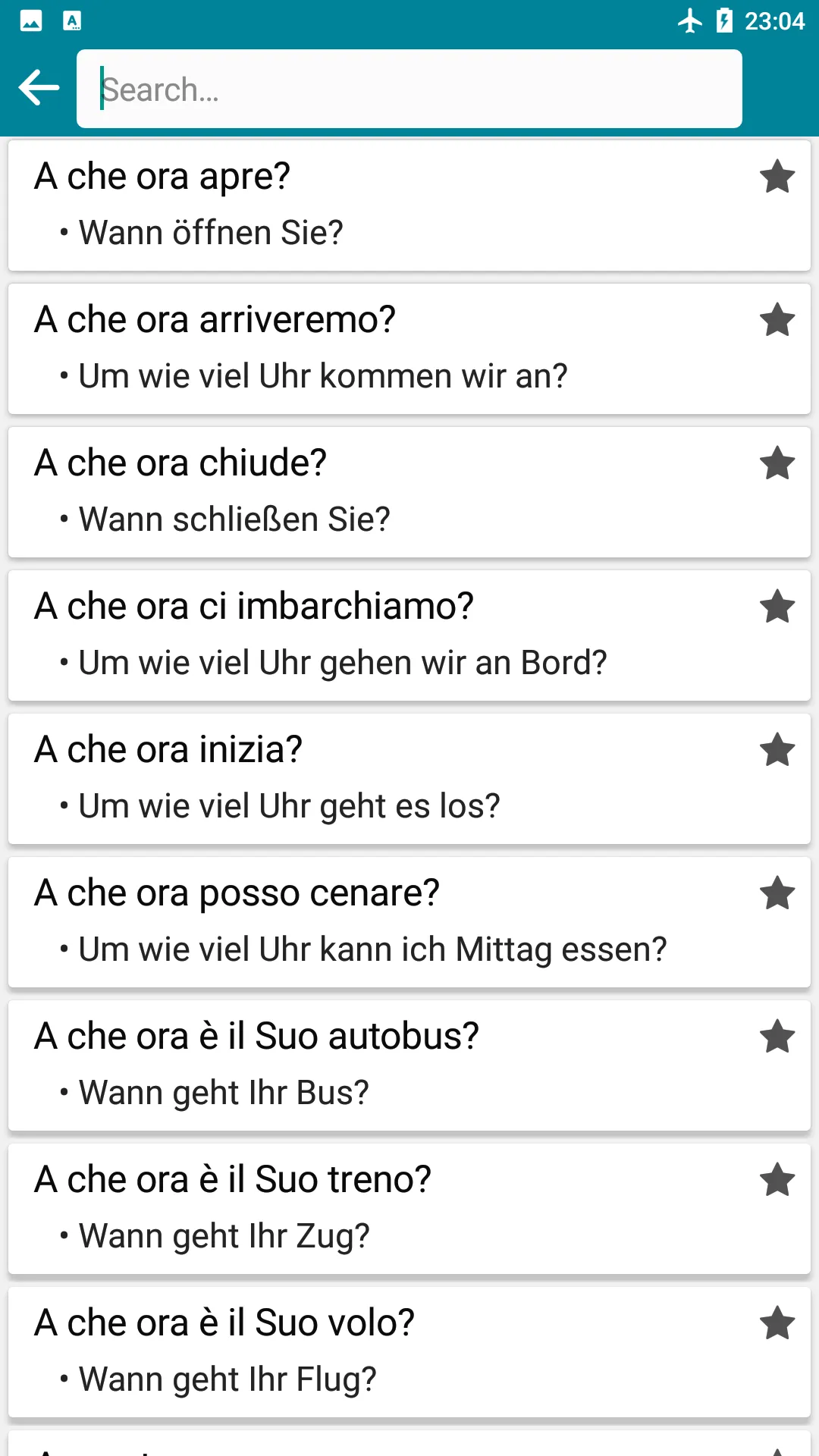 Italian - German | Indus Appstore | Screenshot