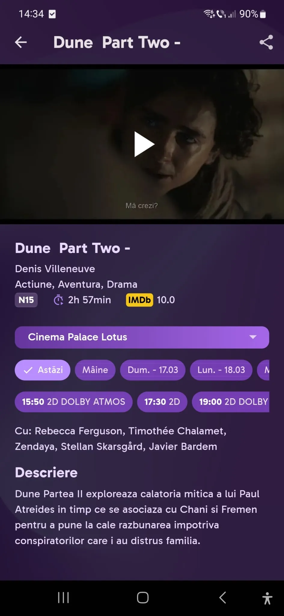 Cinema Palace | Indus Appstore | Screenshot