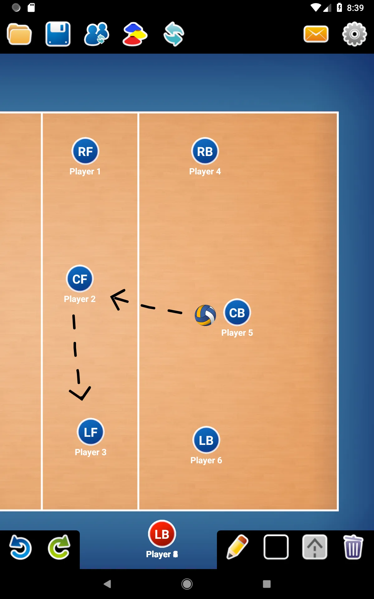 Coach Tactic Board: Volley | Indus Appstore | Screenshot