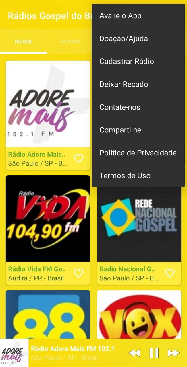 Rádios Gospel AM - FM - Web | Indus Appstore | Screenshot