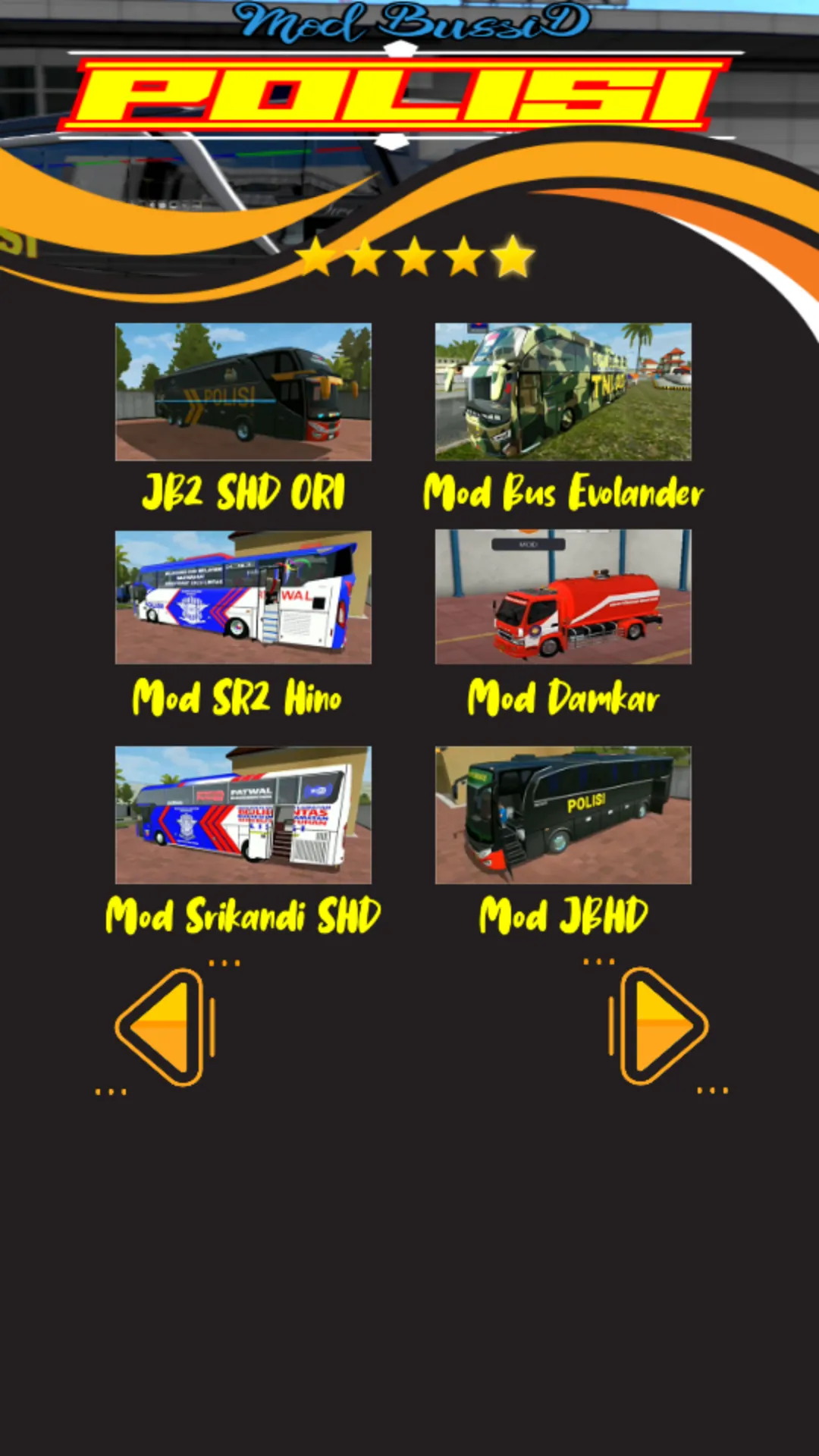 Mod Bussid Polisi Lengkap | Indus Appstore | Screenshot