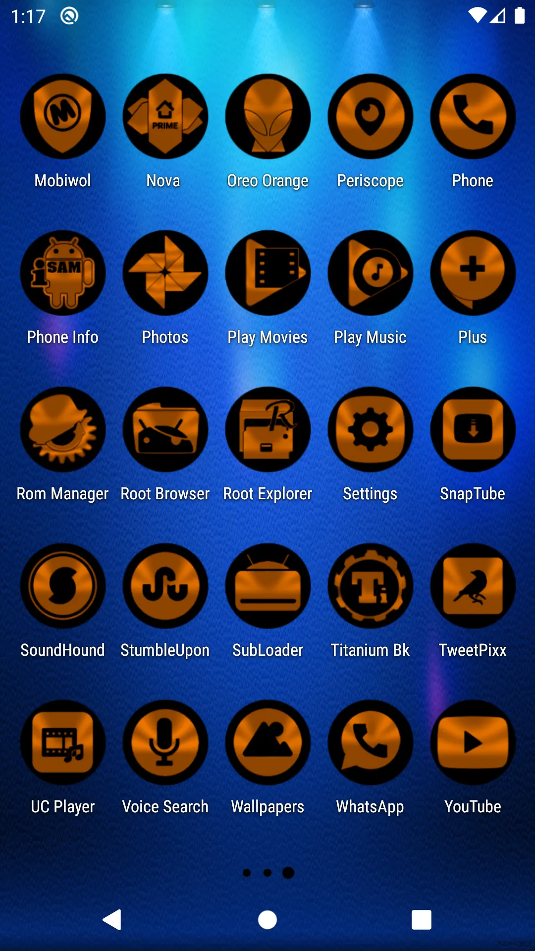 Oreo Orange Icon Pack | Indus Appstore | Screenshot