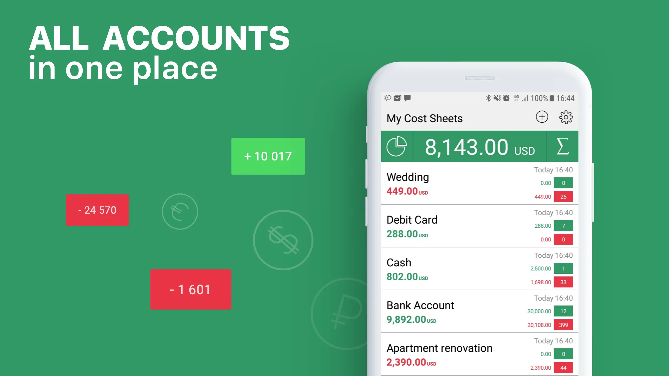 Cost Track - Expense Tracker | Indus Appstore | Screenshot