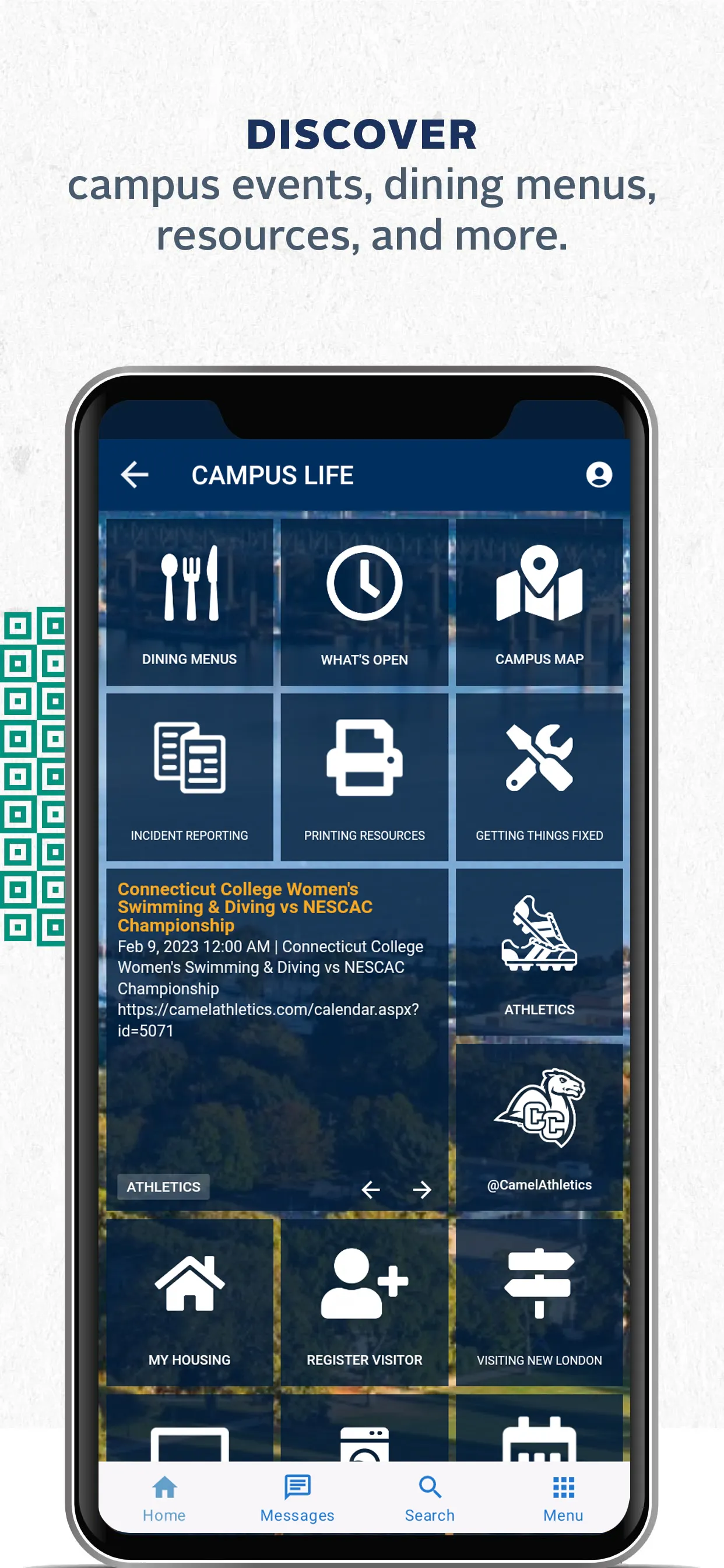 Connecticut College Mobile | Indus Appstore | Screenshot