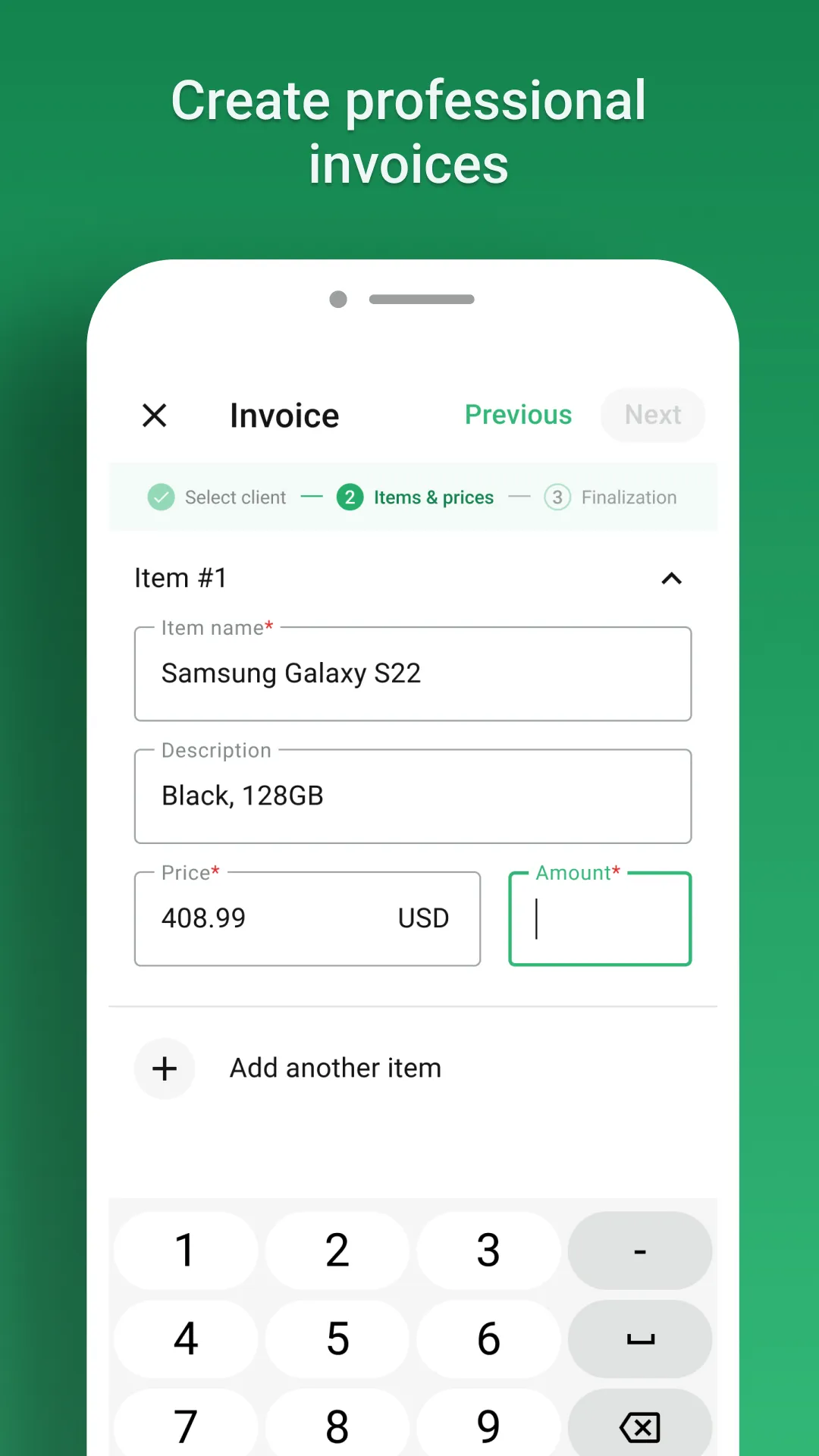 Invoice & Receipt Maker | Indus Appstore | Screenshot