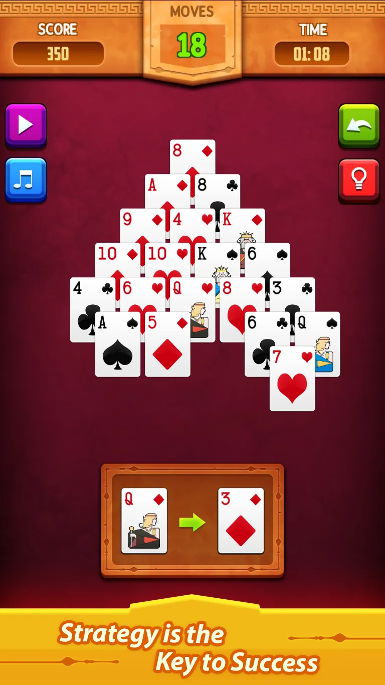 Pyramid Solitaire | Indus Appstore | Screenshot