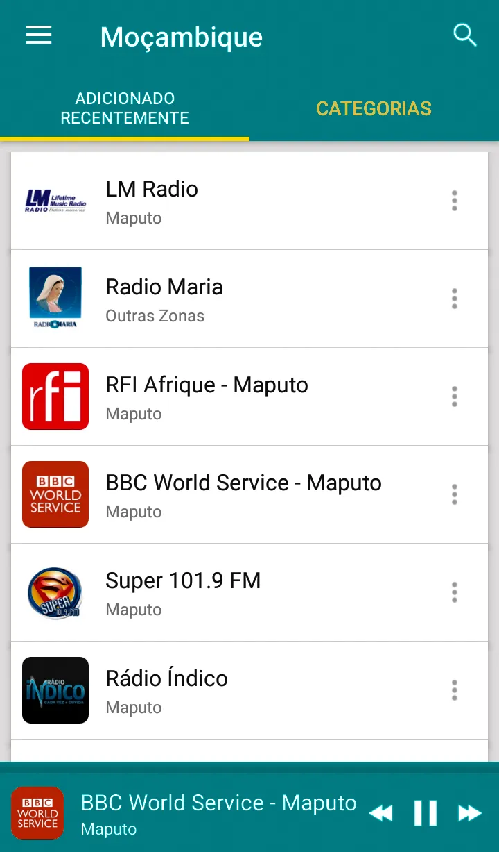 Radio Mozambique | Indus Appstore | Screenshot