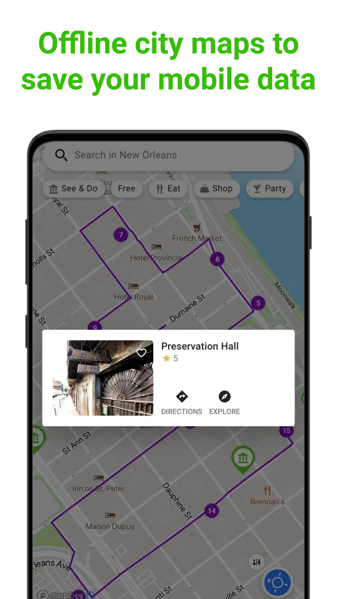 New Orleans SmartGuide | Indus Appstore | Screenshot