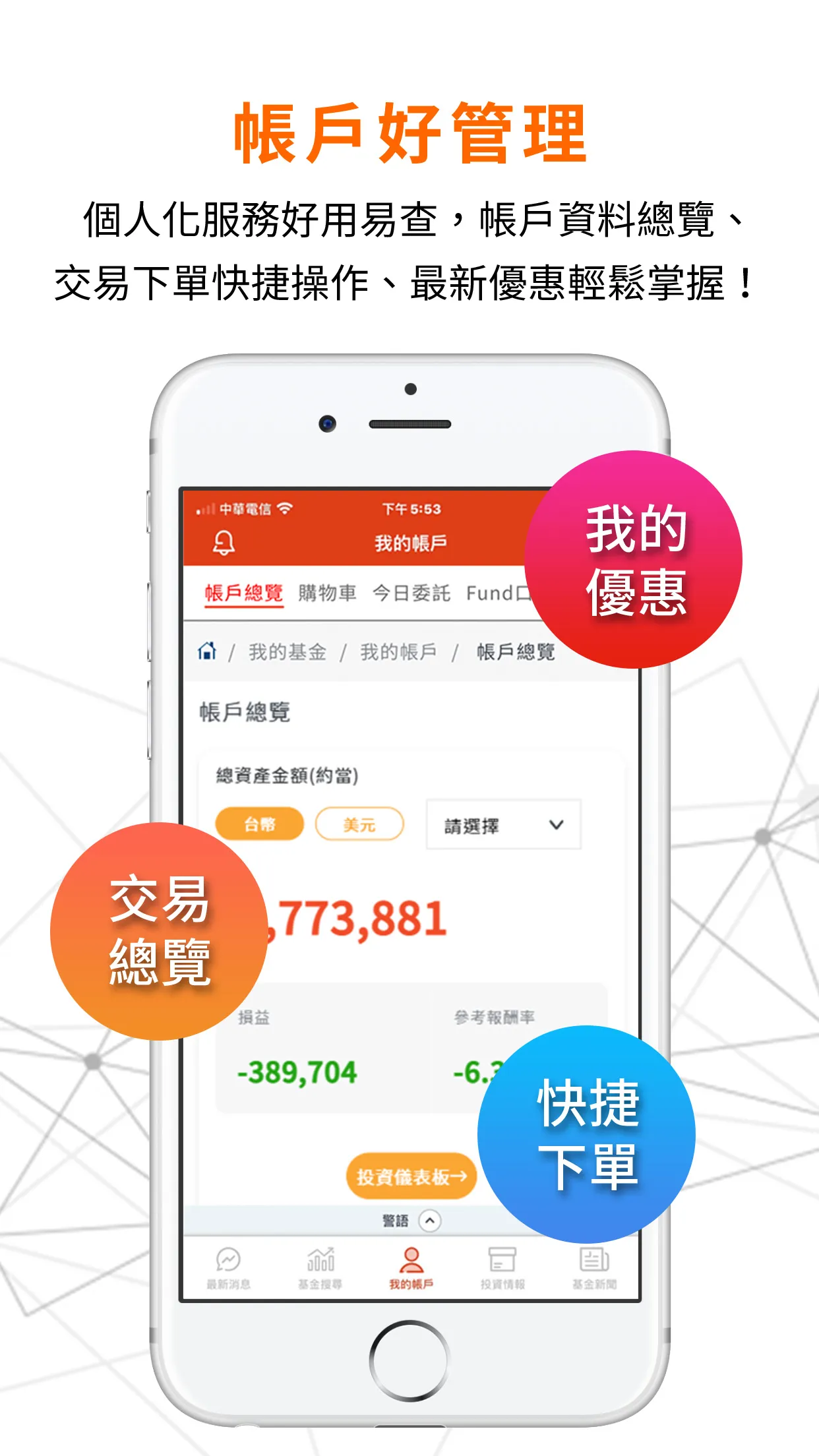 鉅亨買基金 – 買好基金必備APP | Indus Appstore | Screenshot