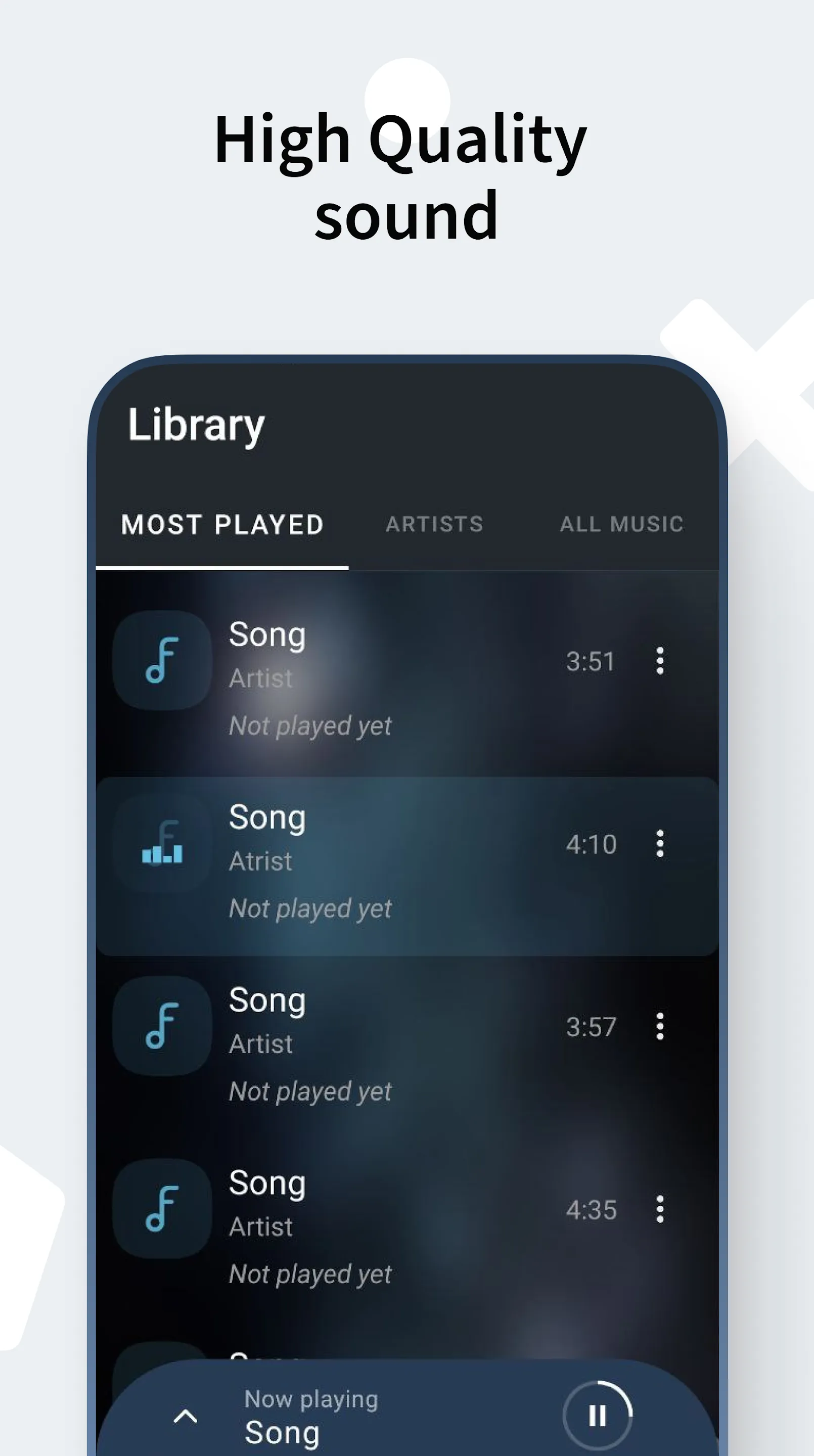 Frolomuse: MP3 Music Player | Indus Appstore | Screenshot