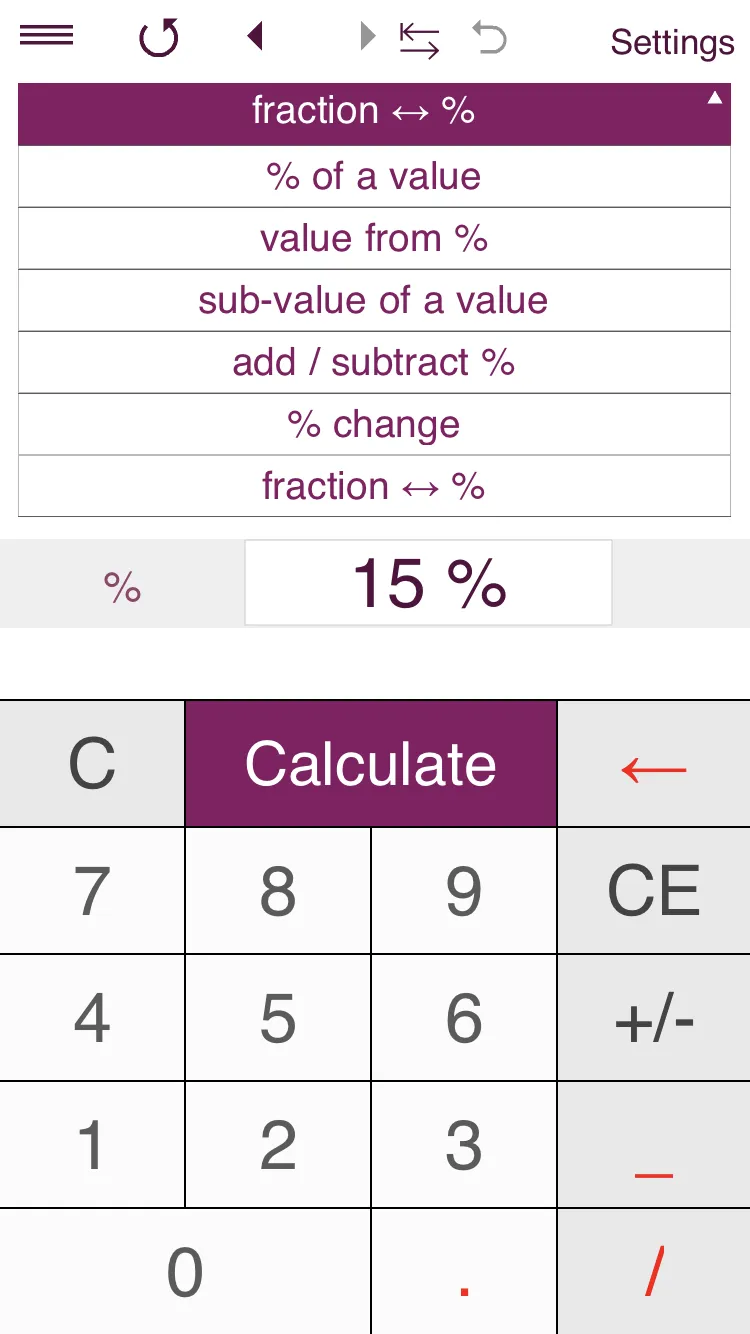 Percentage Calculator | Indus Appstore | Screenshot