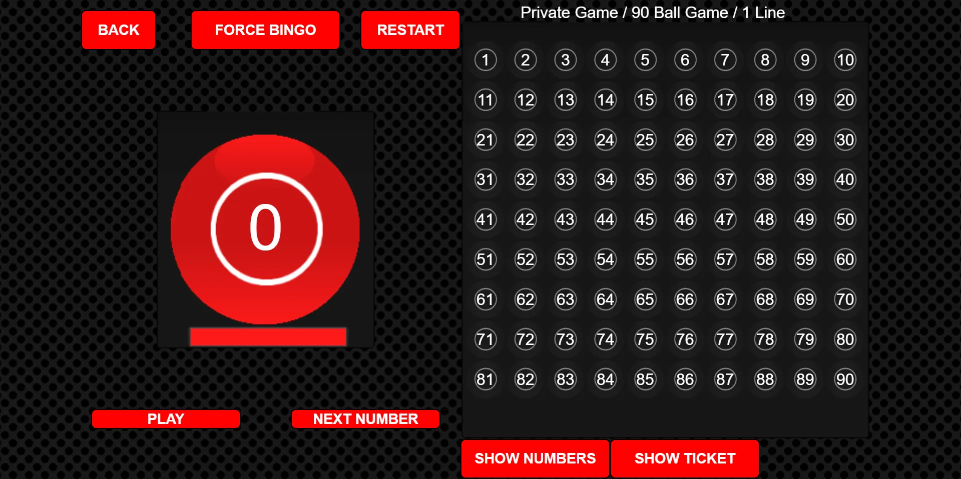 My Bingo Caller | Indus Appstore | Screenshot