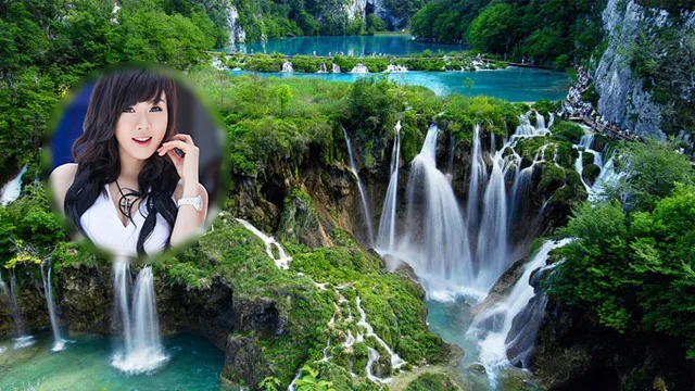 Waterfall Photo Frames montage | Indus Appstore | Screenshot