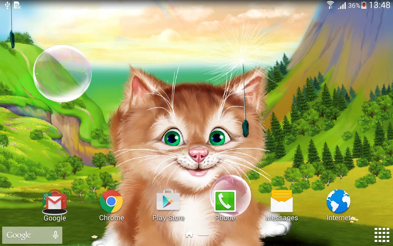 Kitten Live Wallpaper | Indus Appstore | Screenshot