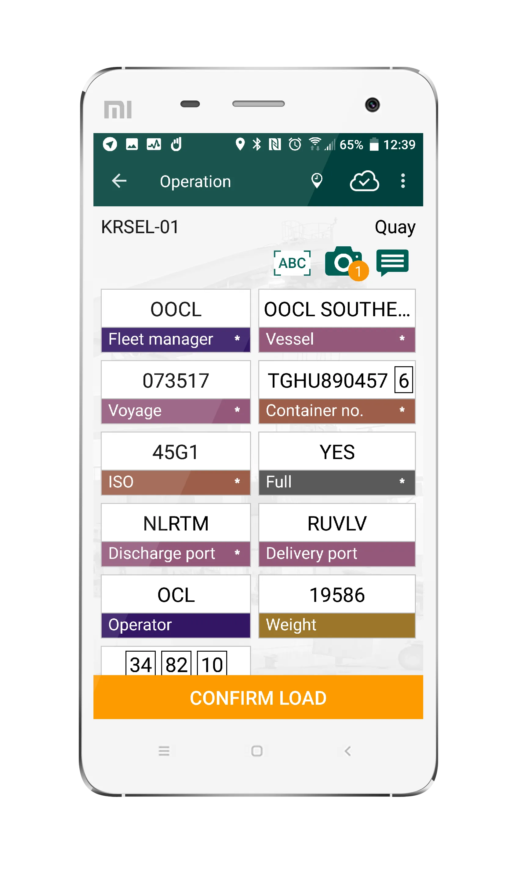 arl Container Quay Tally | Indus Appstore | Screenshot