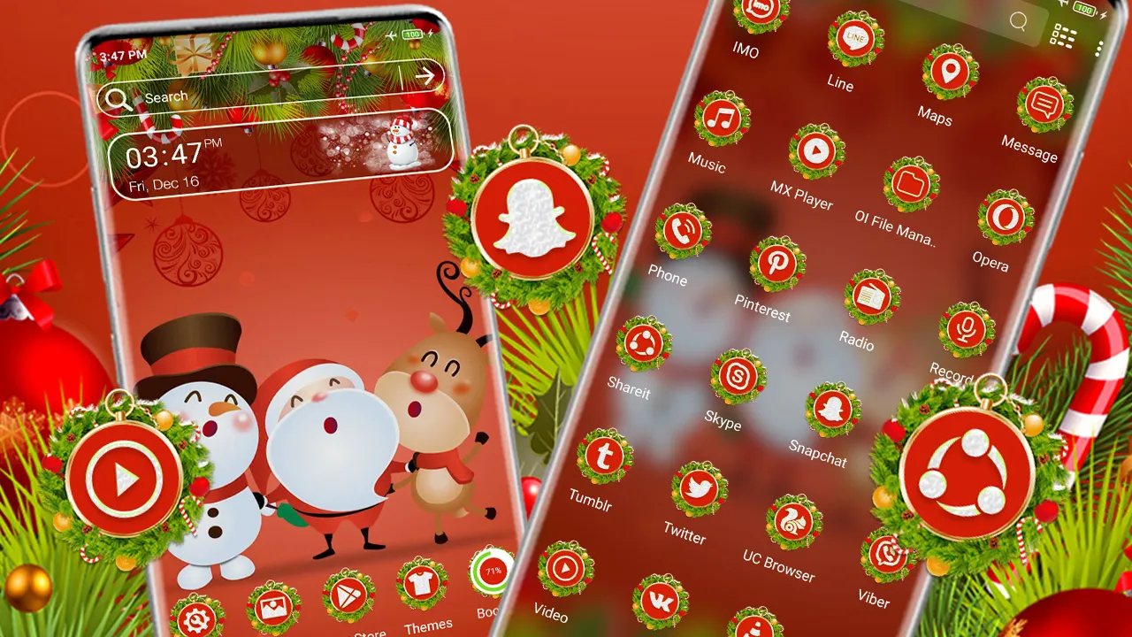 Christmas Santa Theme | Indus Appstore | Screenshot