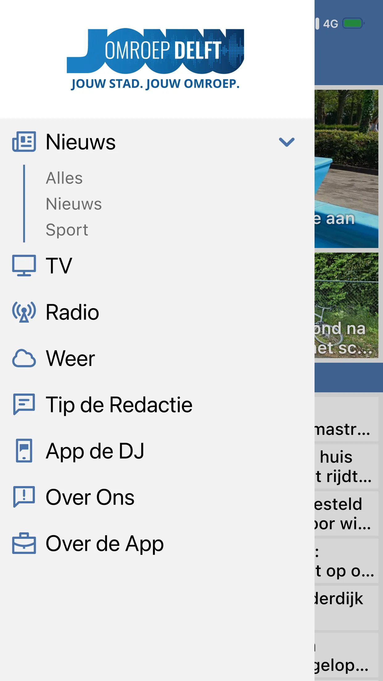 Omroep Delft | Indus Appstore | Screenshot