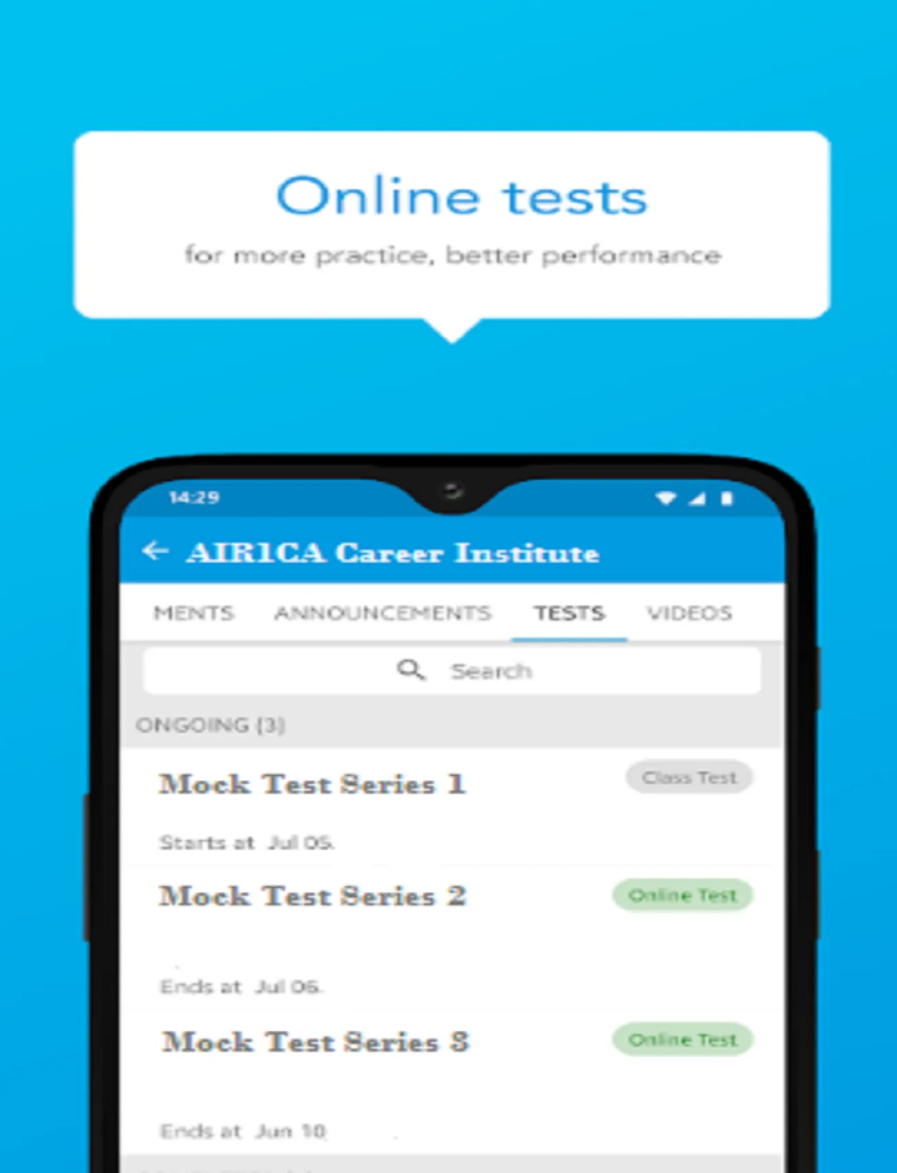 AIR1CA Career Institute | Indus Appstore | Screenshot