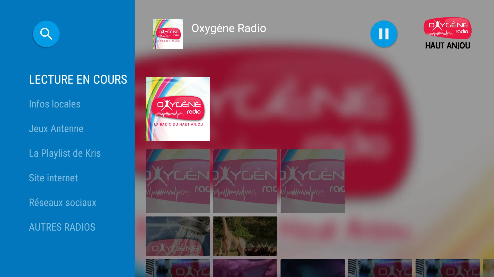 Oxygène Radio | Indus Appstore | Screenshot