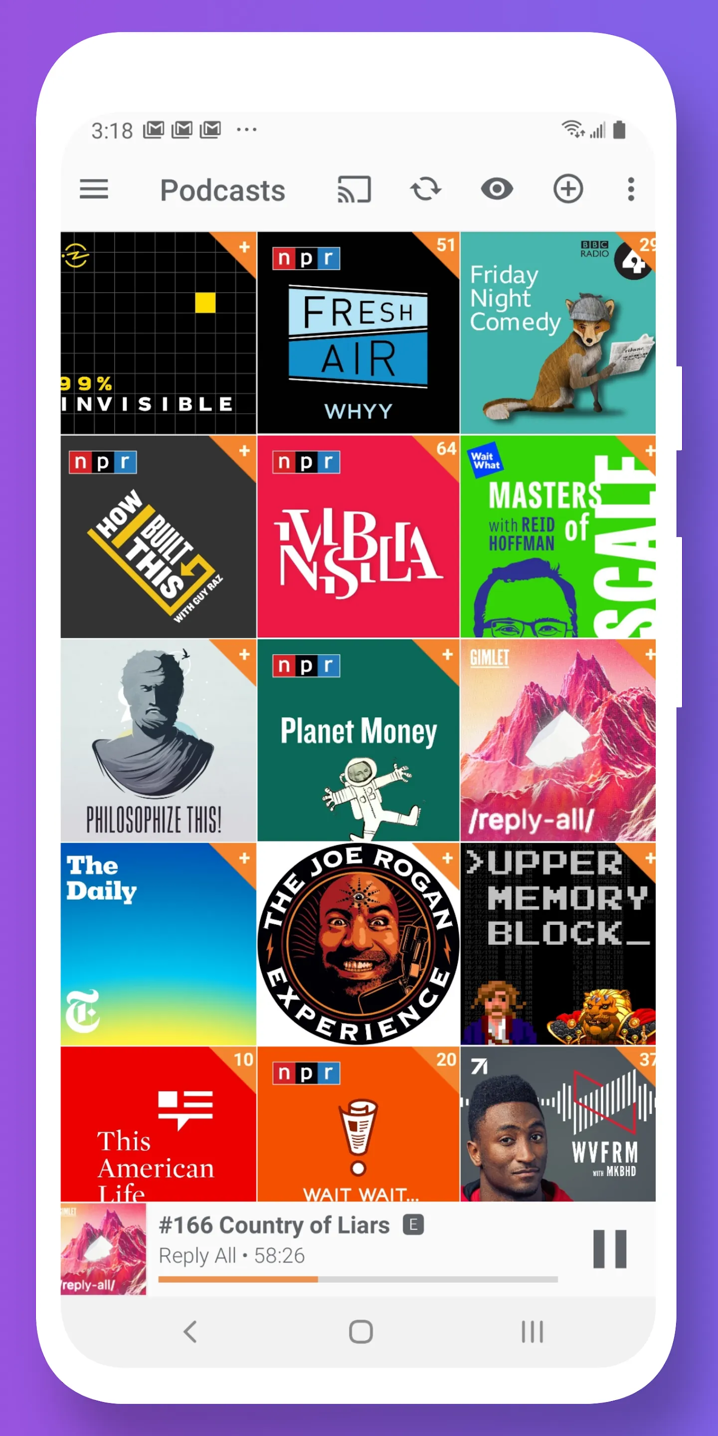 Podcast Addict: Podcast player | Indus Appstore | Screenshot