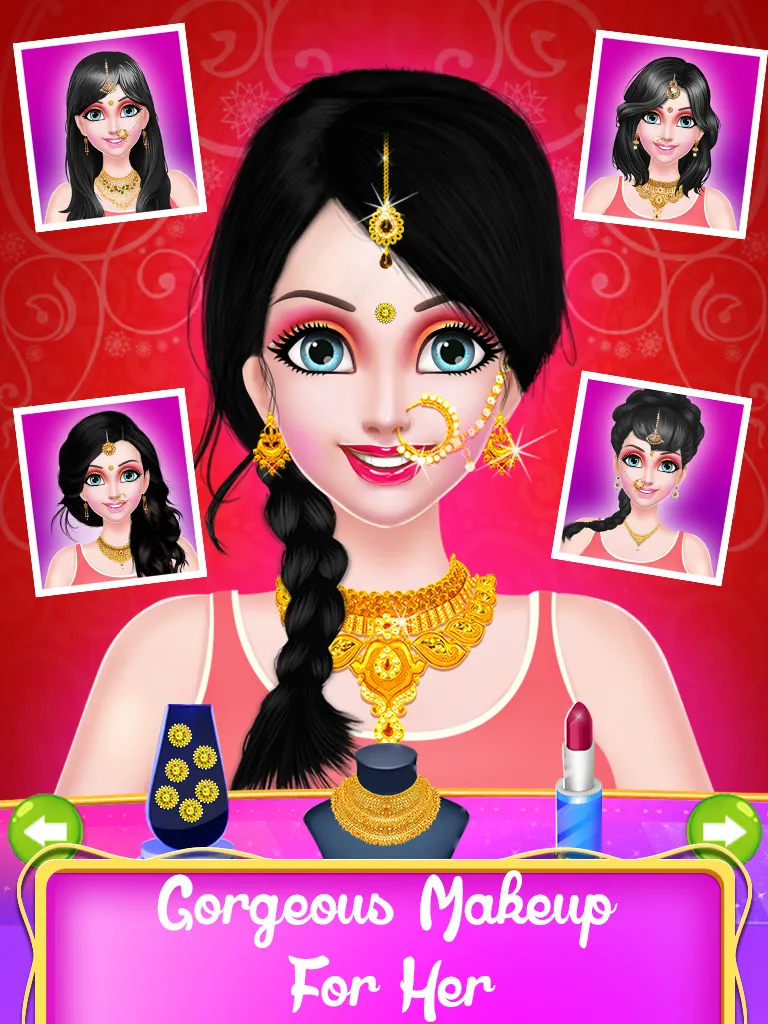 Indian Girl Makeover - Wedding | Indus Appstore | Screenshot