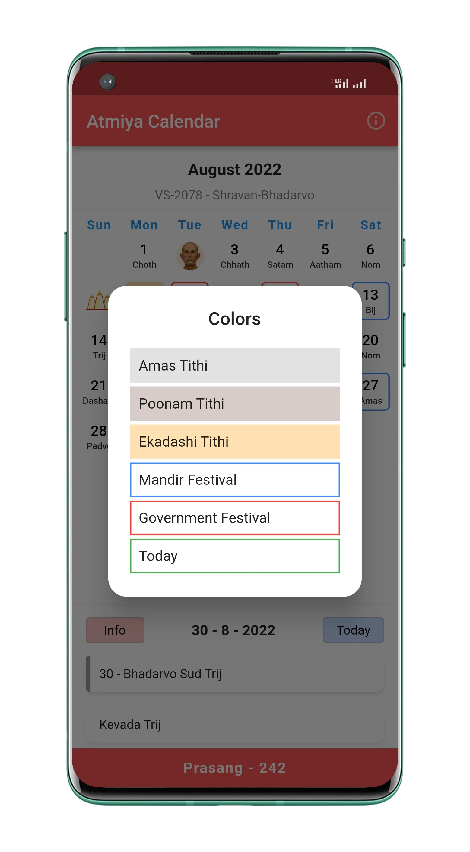 Atmiya Calendar | Indus Appstore | Screenshot