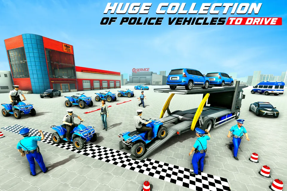 Police Cargo Truck Offroad 3D | Indus Appstore | Screenshot