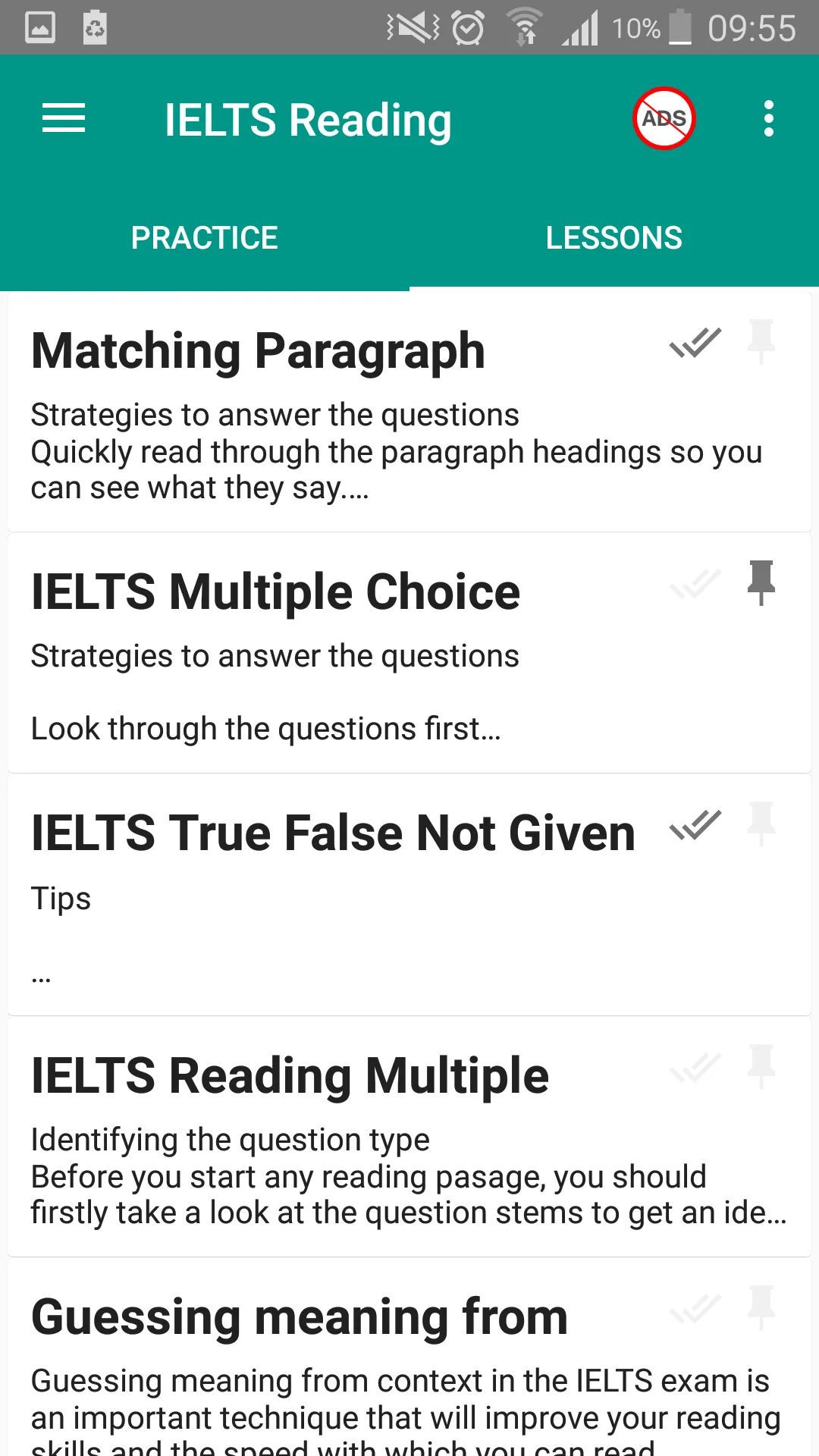 IELTS Reading | Indus Appstore | Screenshot