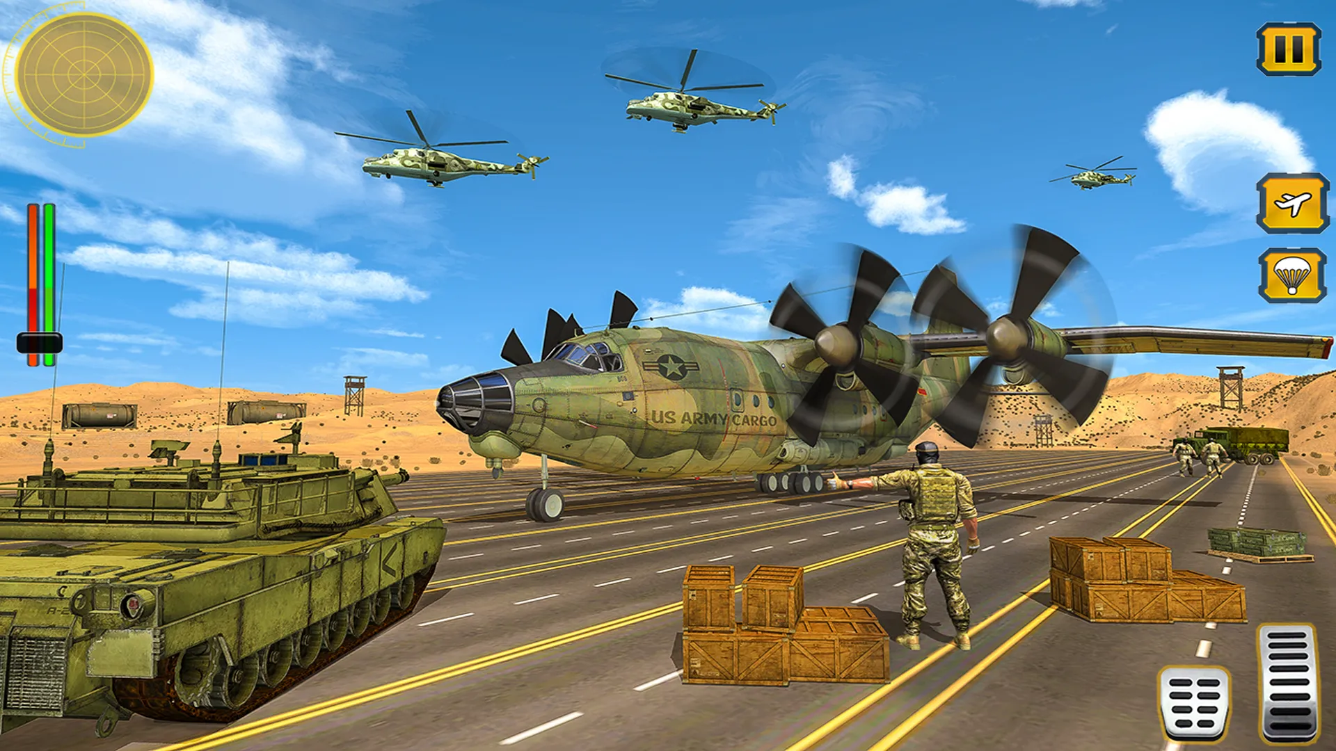 Army Vehicle Transport Plane | Indus Appstore | Screenshot