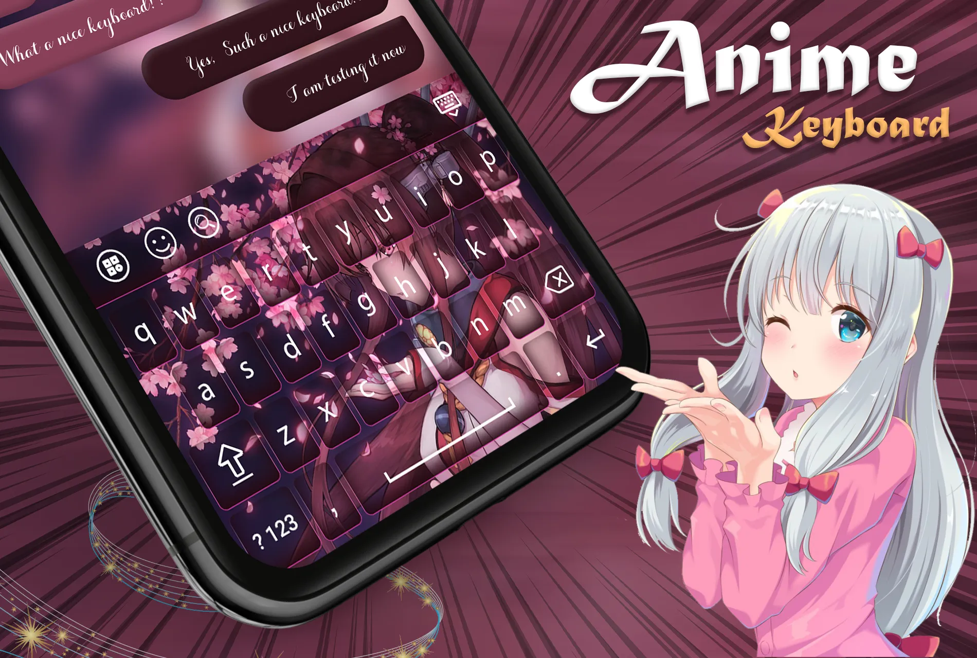 Anime Keyboard - Theme,Sticker | Indus Appstore | Screenshot