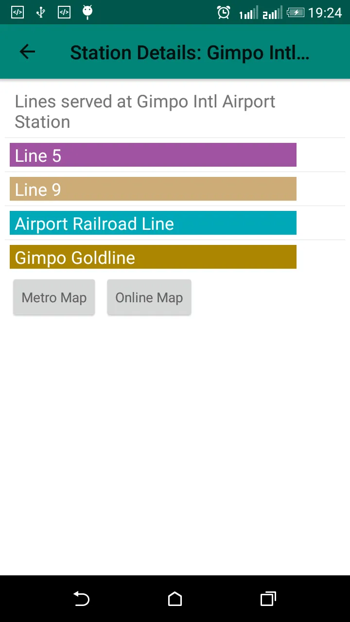 Seoul Subway Route Planner | Indus Appstore | Screenshot