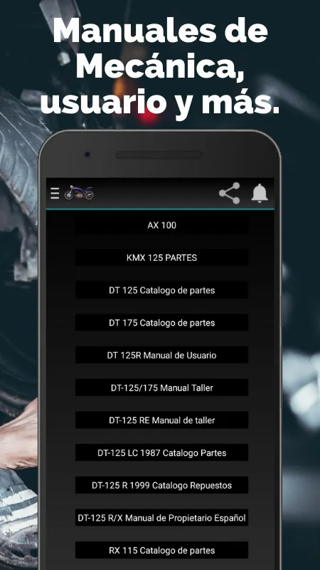 Manuales de motos - Mecánica | Indus Appstore | Screenshot