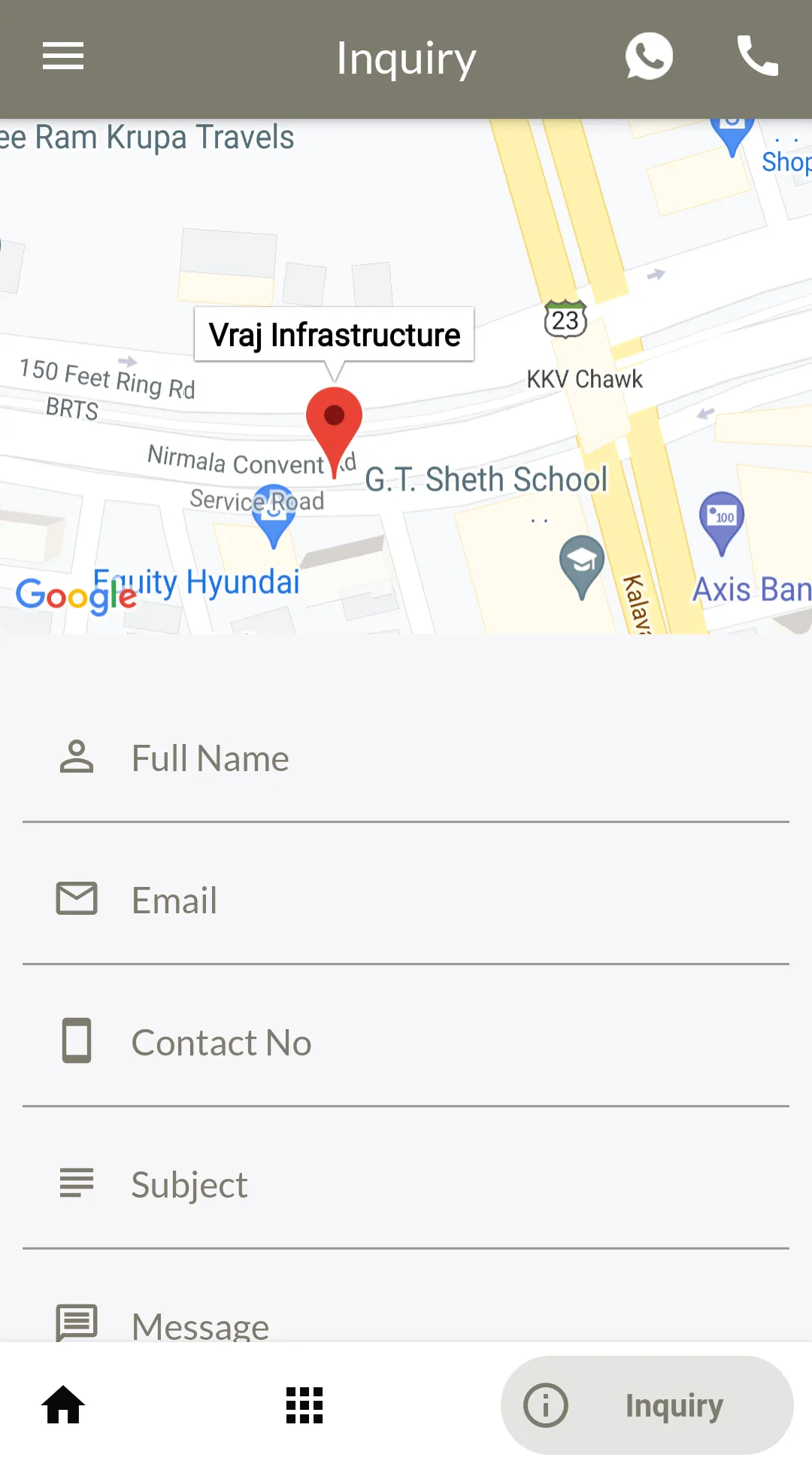 Vraj Infra | Indus Appstore | Screenshot