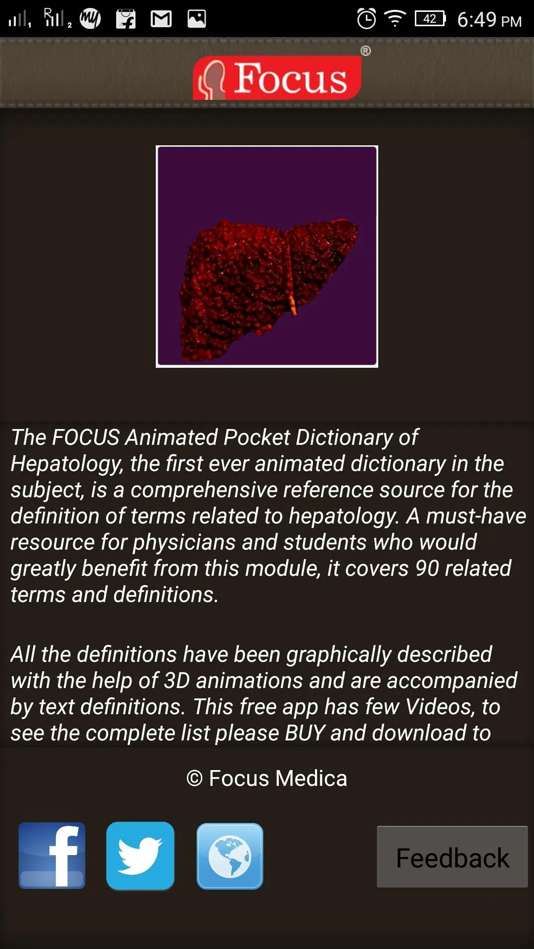 Hepatology - Medical Dict. | Indus Appstore | Screenshot