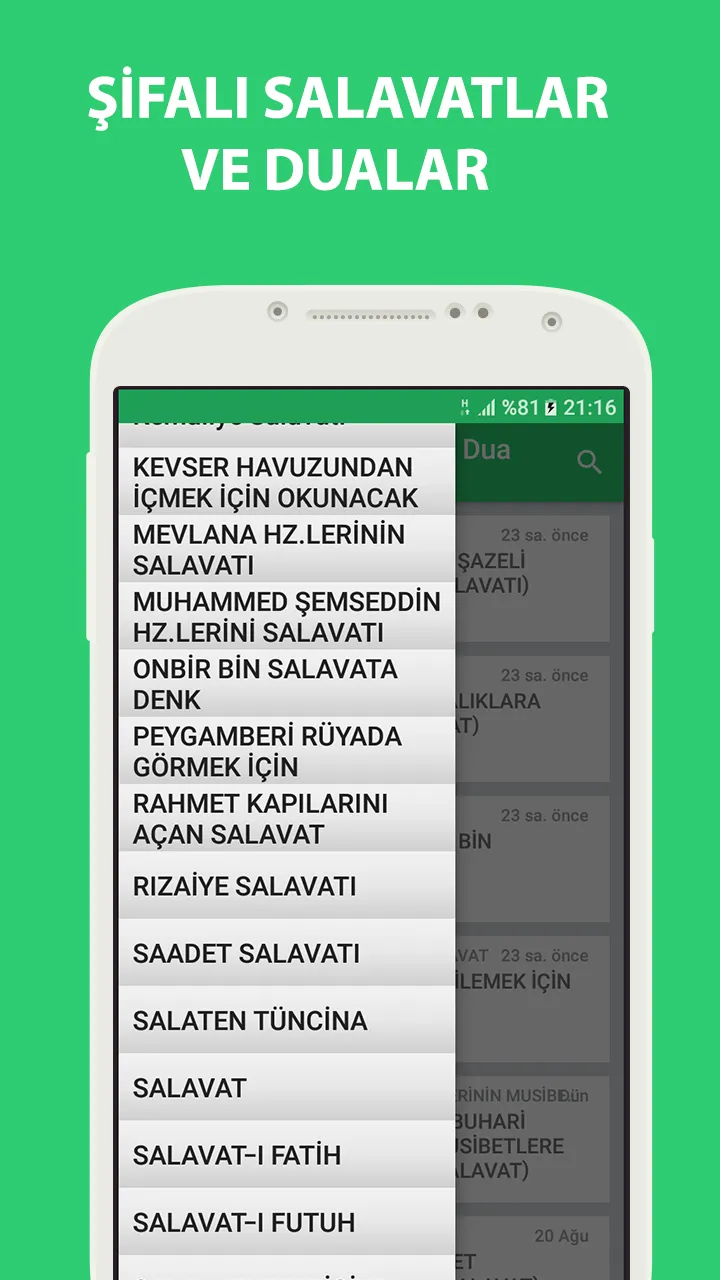 Şifa Salavatları ve Dualar | Indus Appstore | Screenshot