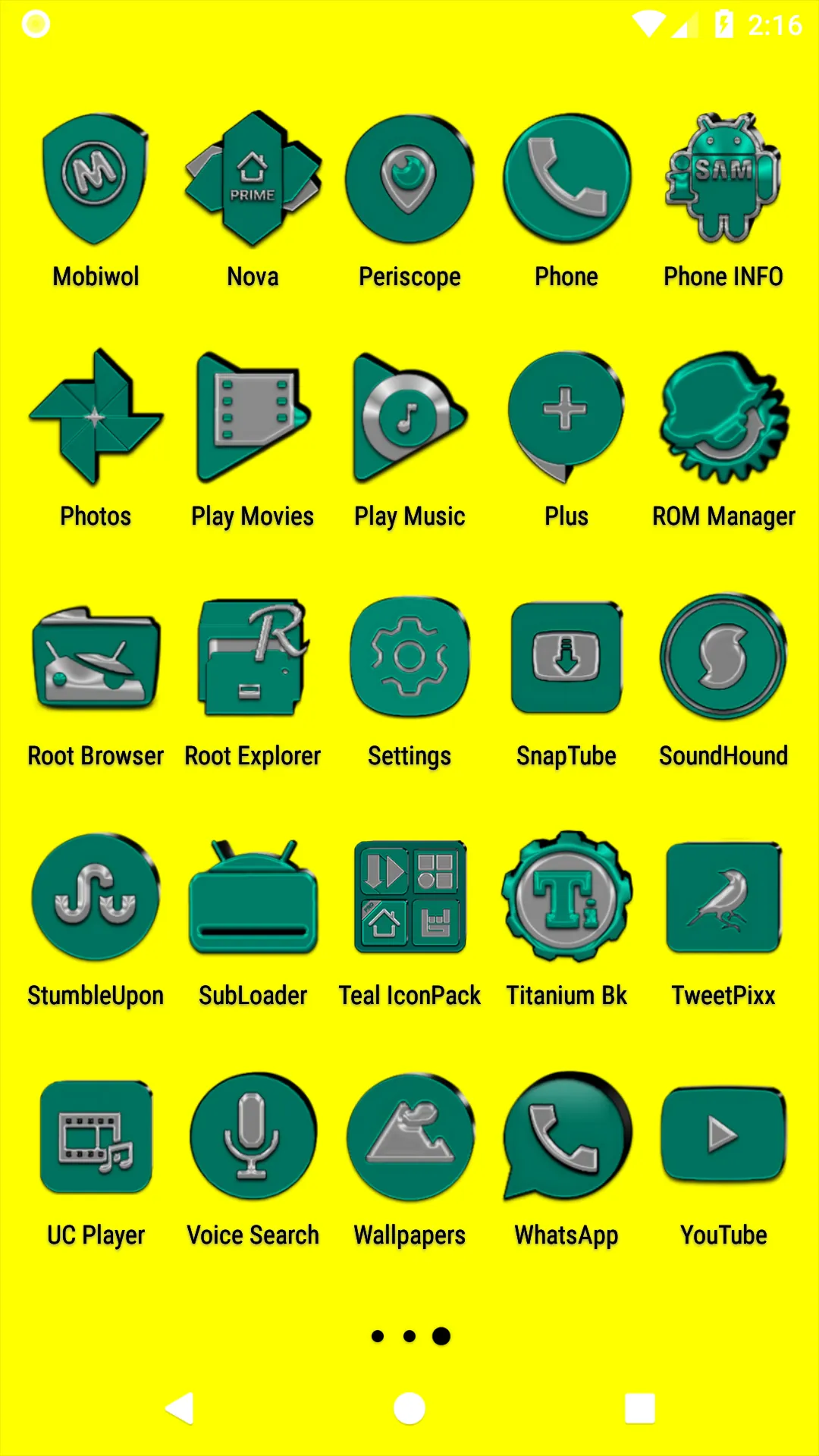 Teal Icon Pack | Indus Appstore | Screenshot