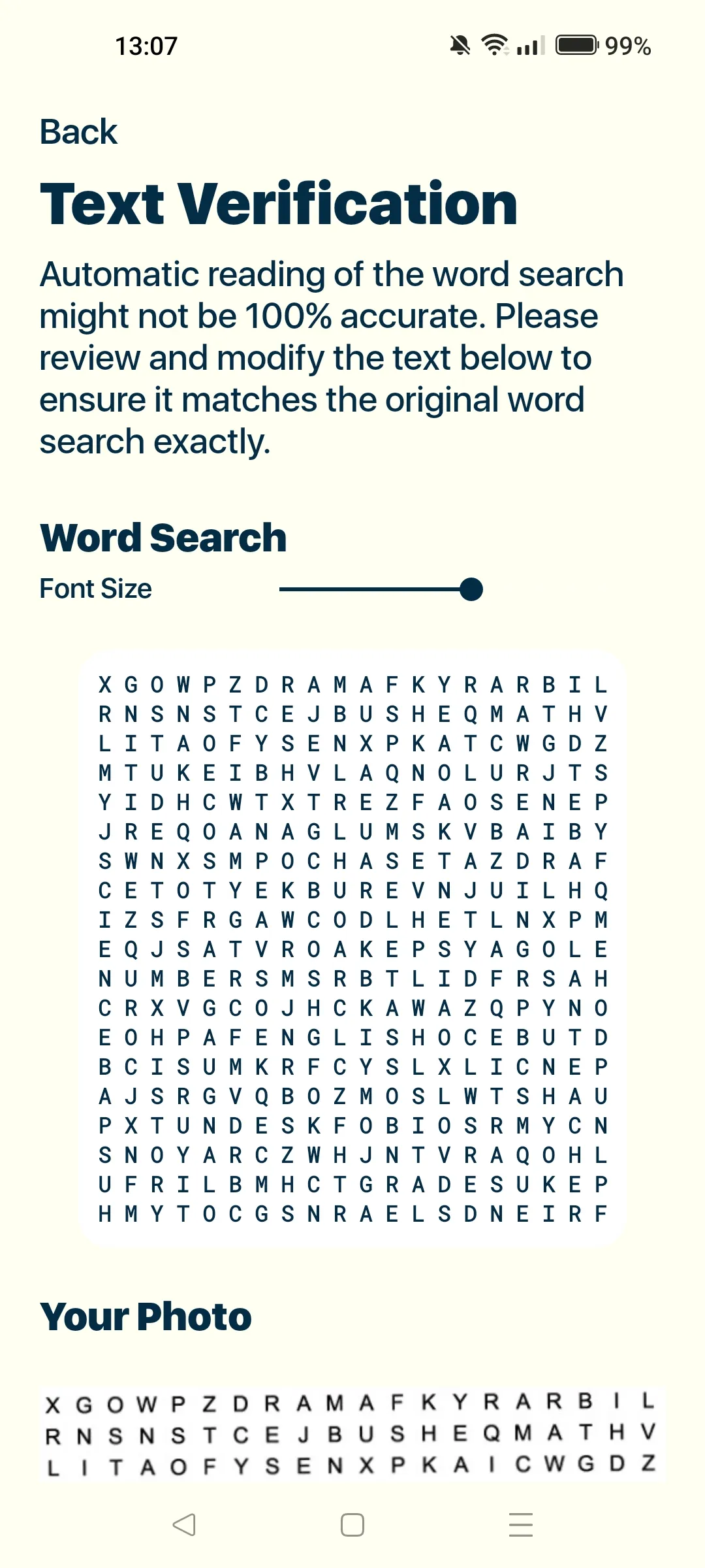 Solve Word Search With Photo | Indus Appstore | Screenshot