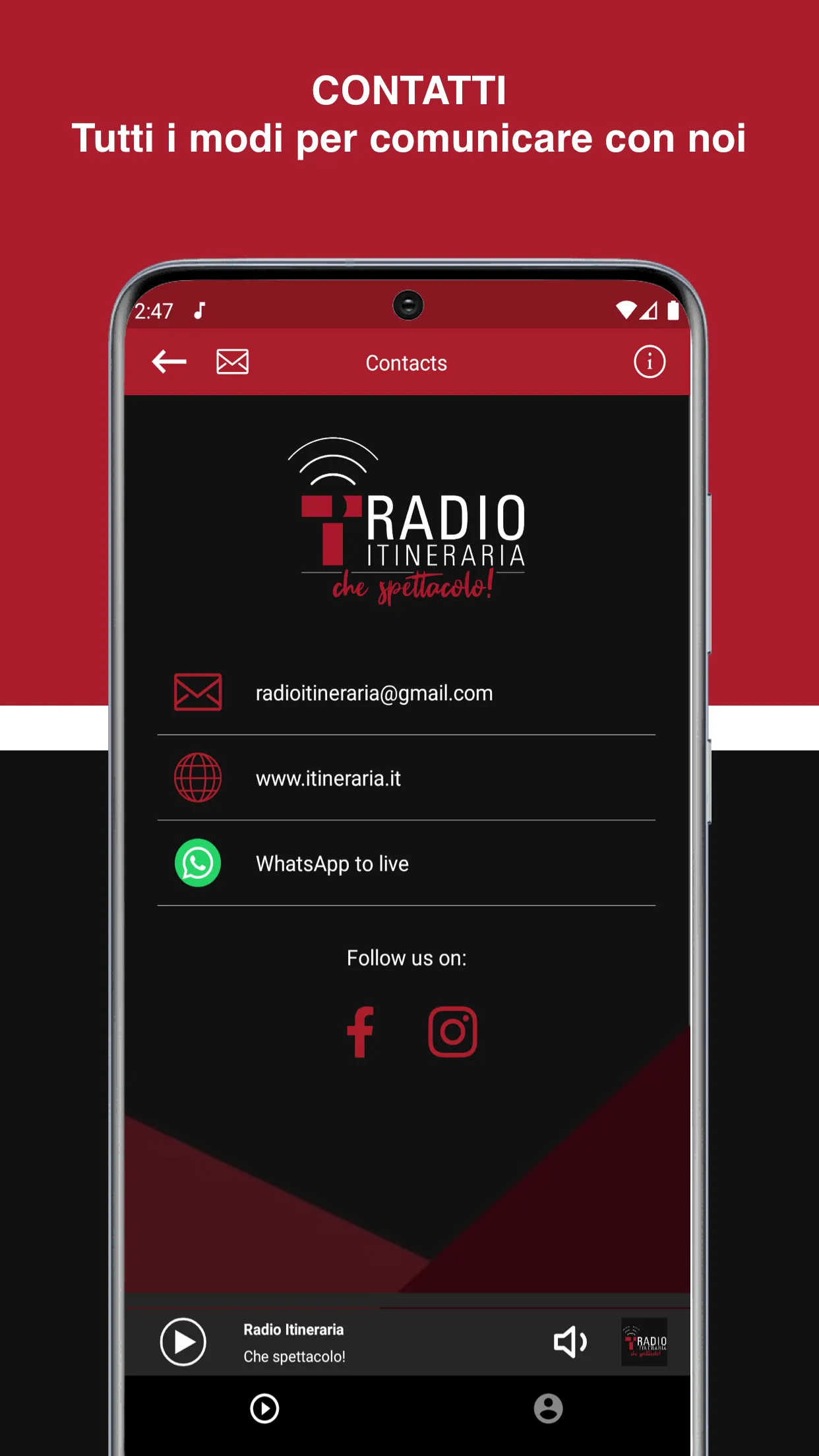 Radio Itineraria | Indus Appstore | Screenshot