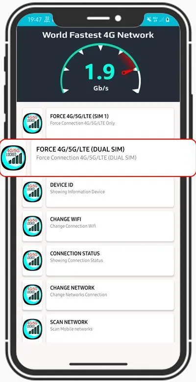 5G/4G LTE Force Only | Indus Appstore | Screenshot