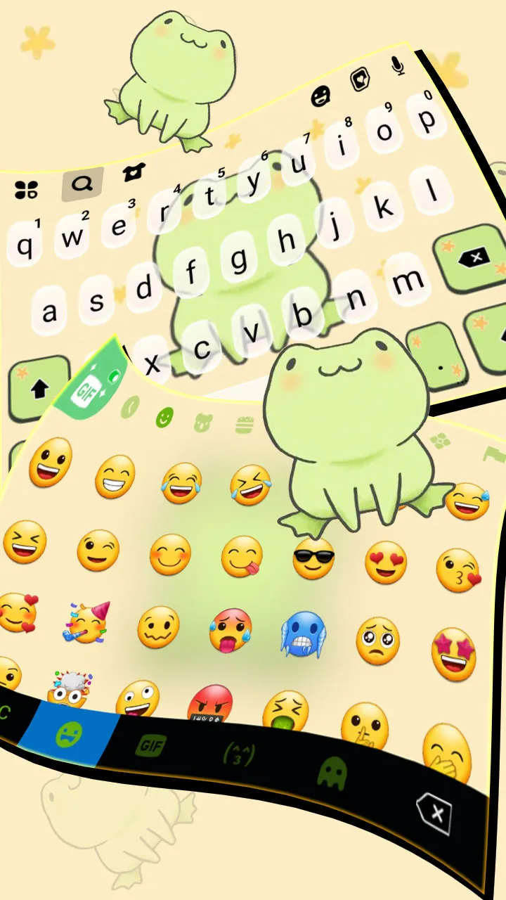 Cute Green Frog Theme | Indus Appstore | Screenshot