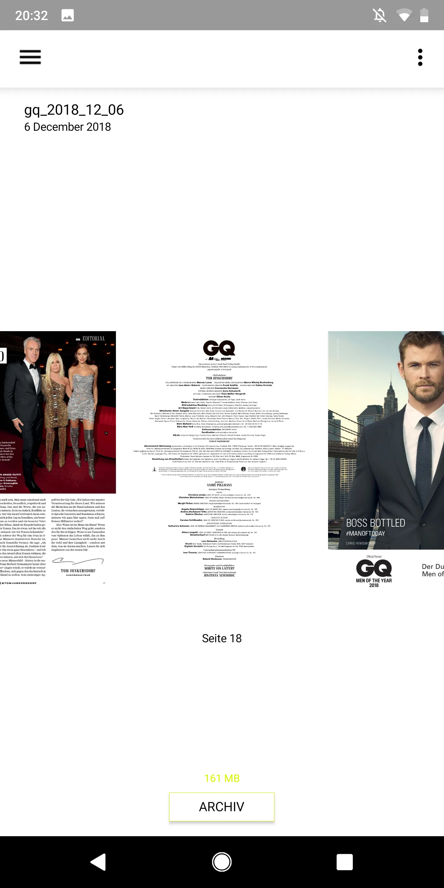 GQ MAGAZIN (D) | Indus Appstore | Screenshot