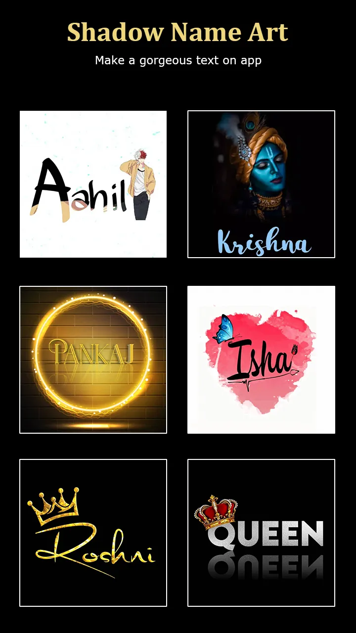 Name Art - Poster Maker App | Indus Appstore | Screenshot