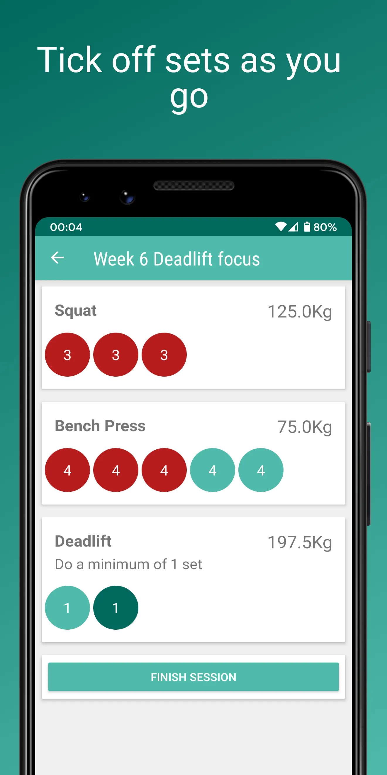 Korte 3x3 Powerlifting Tracker | Indus Appstore | Screenshot