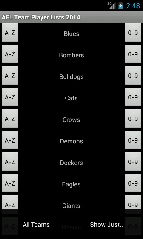 AFL Players 2024 | Indus Appstore | Screenshot