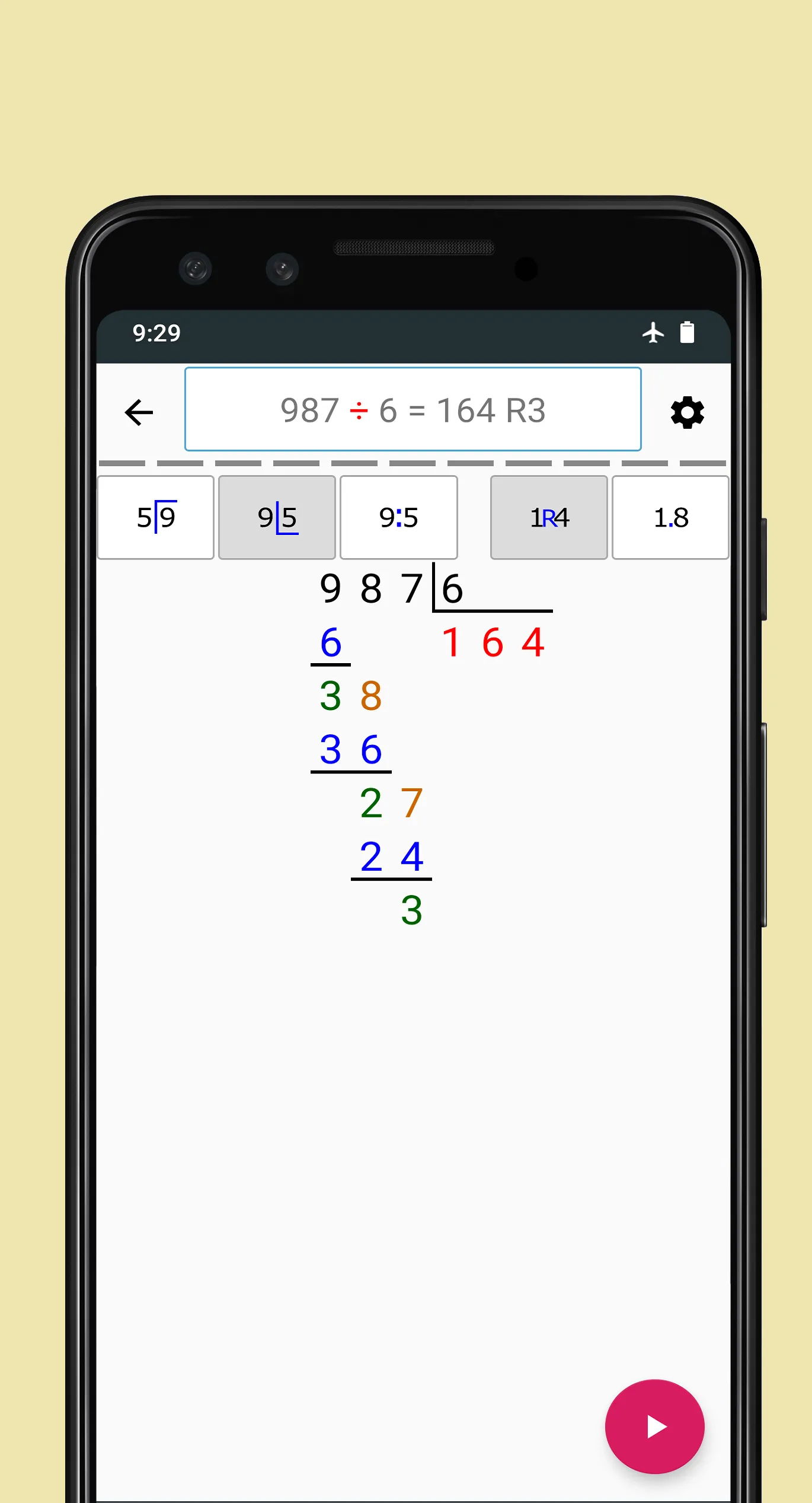 Division Calculator: Remainder | Indus Appstore | Screenshot